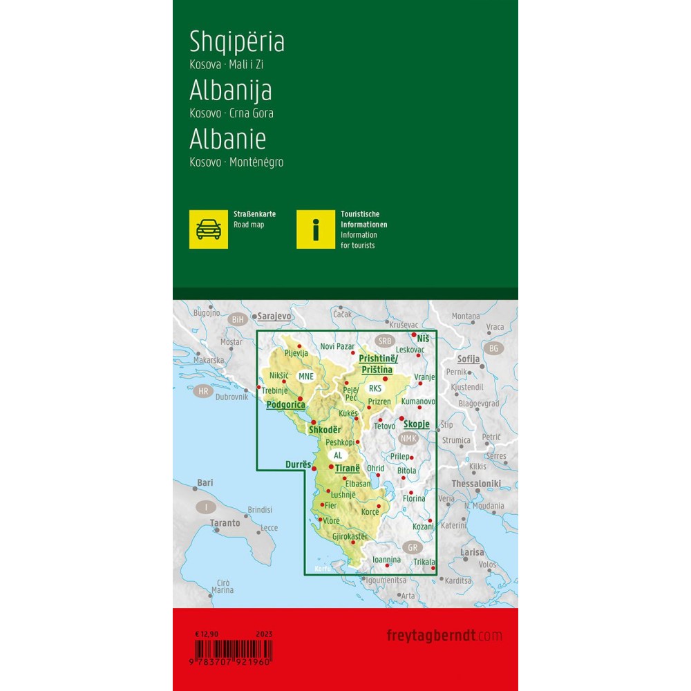 Albanien 1:400.000 FB